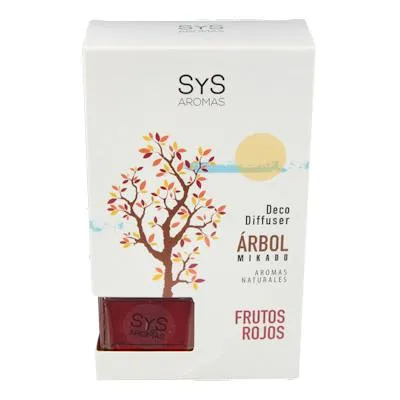 Ambientador difusor árbol frutos rojos 90 ml, Sys