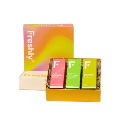 Cofre mini cleanser trio B2B, Freshly Cosmetics