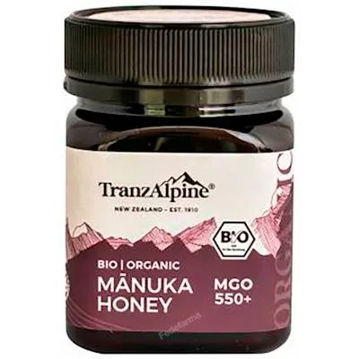 Miel de manuka mgo BIO 550+250 g, Tranzalpine