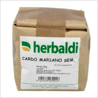 Erva cardo-mariano sementes 1 kg, Herbaldi