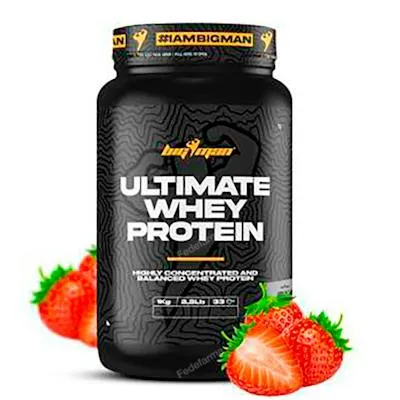 Ultimate whey fresa 1 kg, Bigman