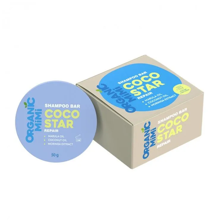 Coco Star Repairing Solid Shampoo, Organic Mimi