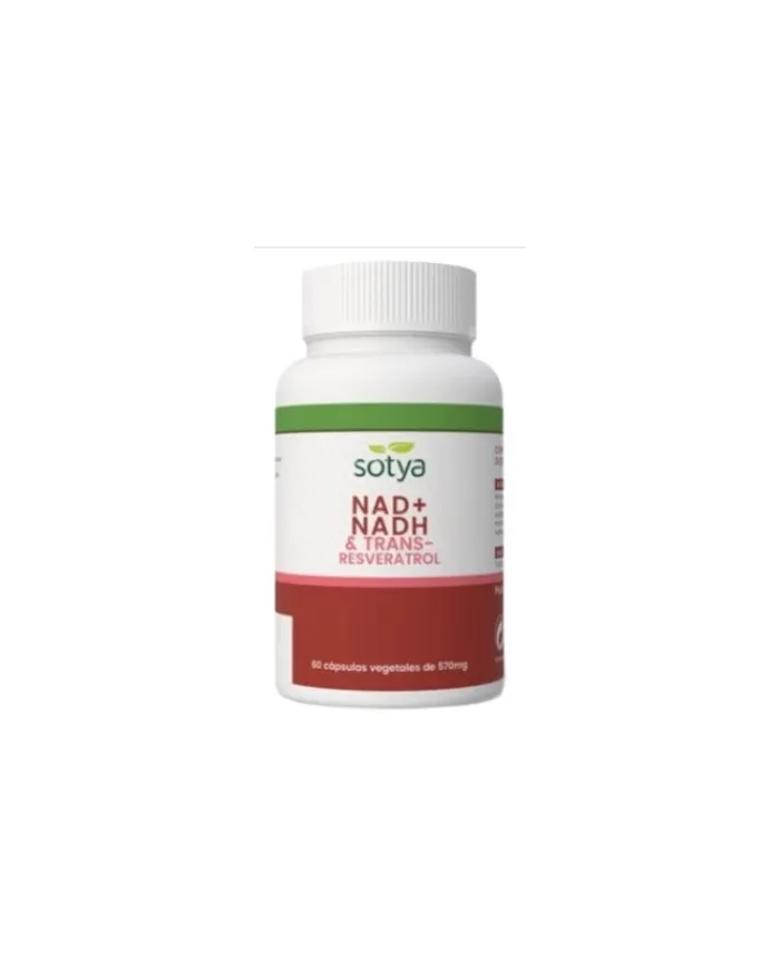 Nad+ nadh transresveratrol 570 mg 60 capsules, Sotya