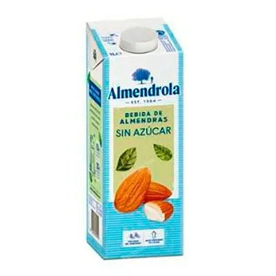 Bebida vegetal almendra sin azúcar 1 l x 6 uds., Almendrola