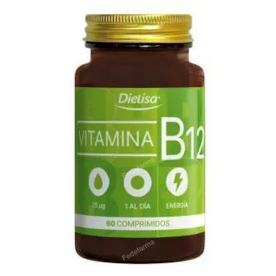 Vitamine B12 60 comprimés, Dietisa (dielisa)