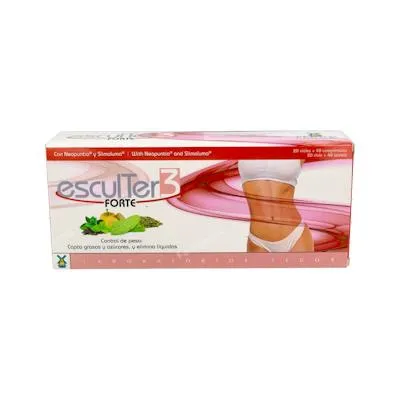 Esculter 3 forte 40 comprimidos 20 viales, Tegor