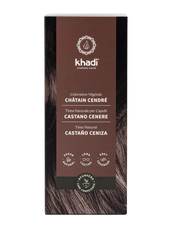 Tinte natural Castaño ceniza, Khadi