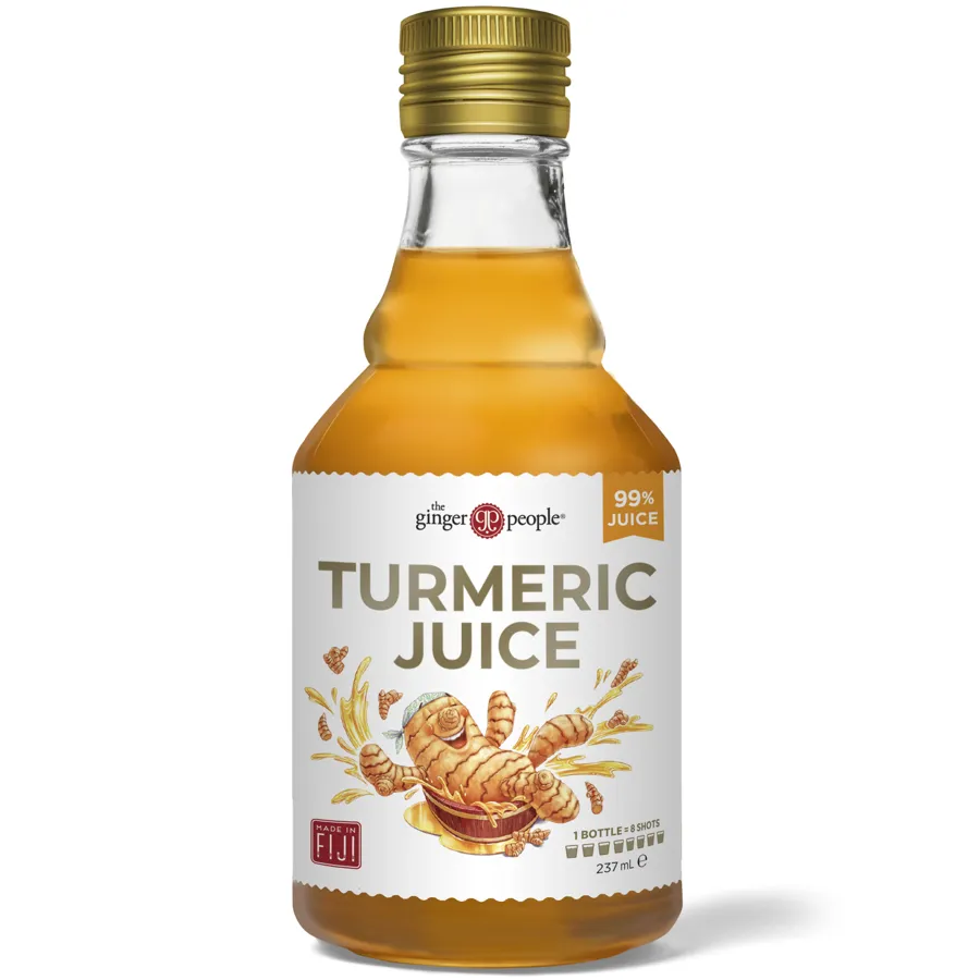 Reiner Kurkuma-Saft Islas Fiji-Ginger 237 ml, The Ginger People
