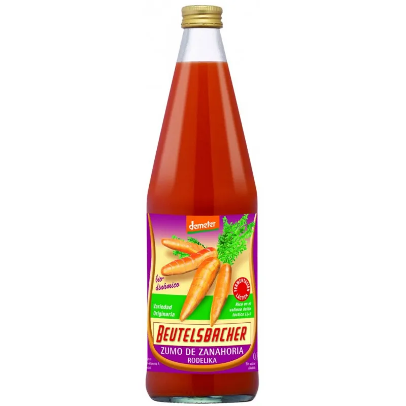 Zumo de zanahoria demeter 750 ml, Beutelsbacher