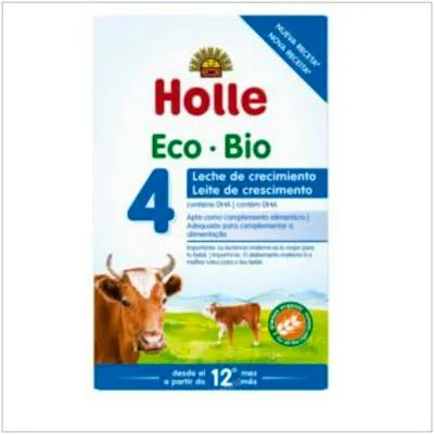 Leche de crecimiento 4 vaca BIO 600 g, Holle