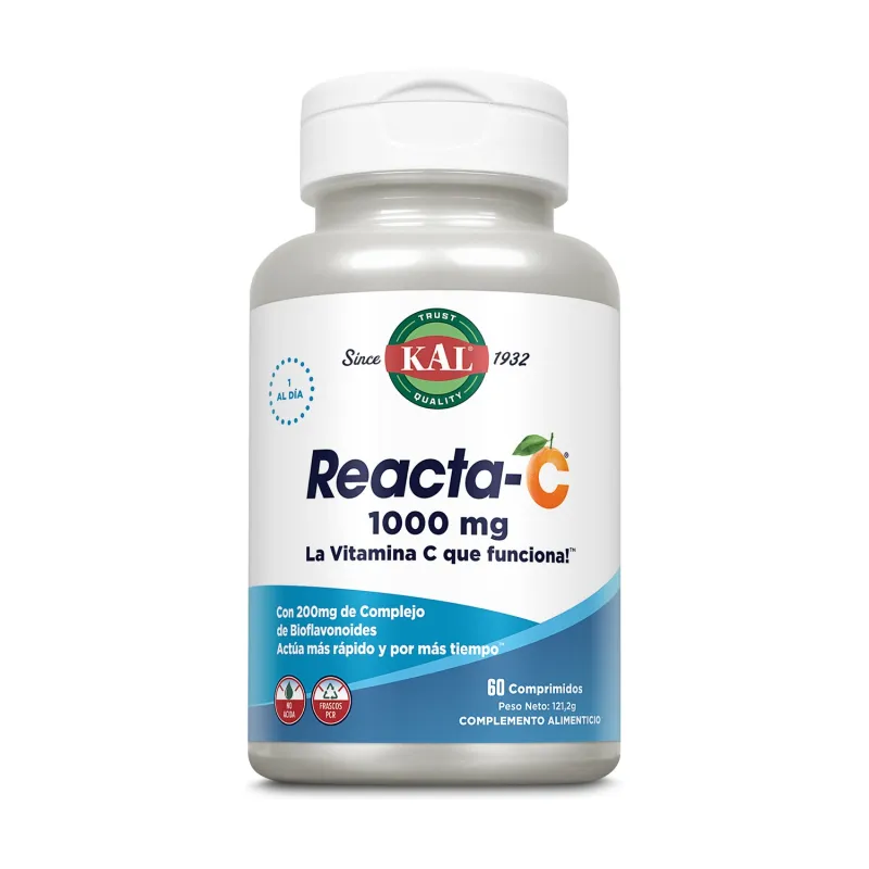 Reacta c 1000 mg 60 comprimidos, Kal