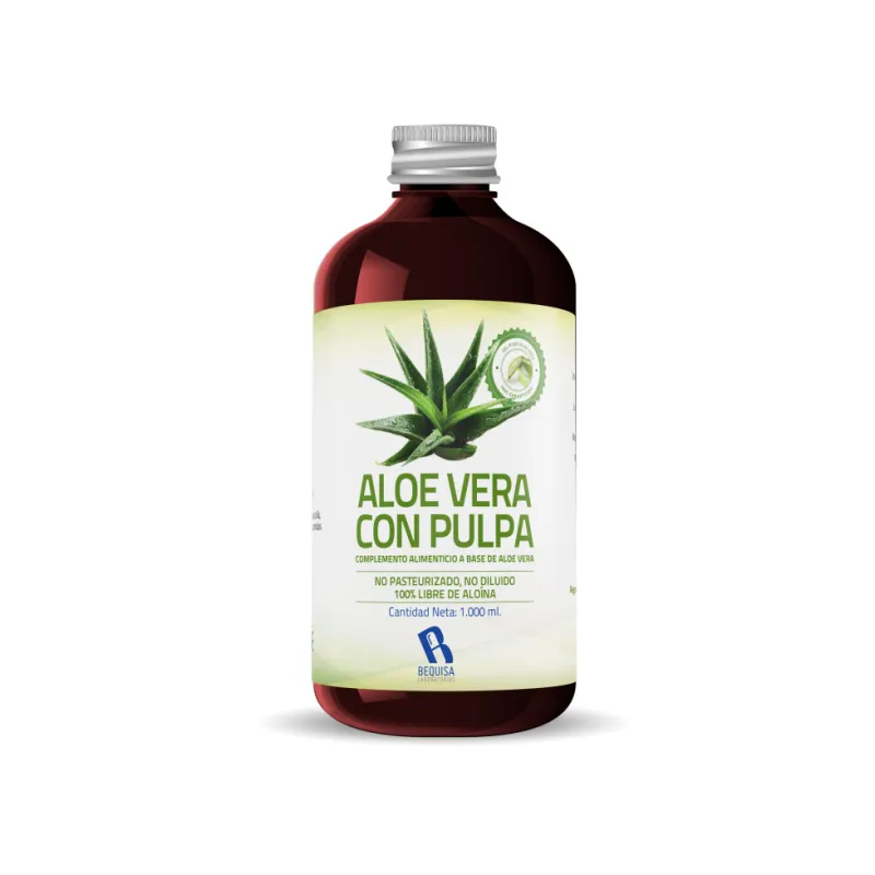 Jugo aloe vera con pulpa 1 l, Bequisa