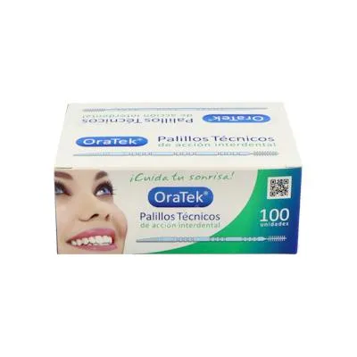Palillos tecnicos cepillo interdental 100 uds., Oratek