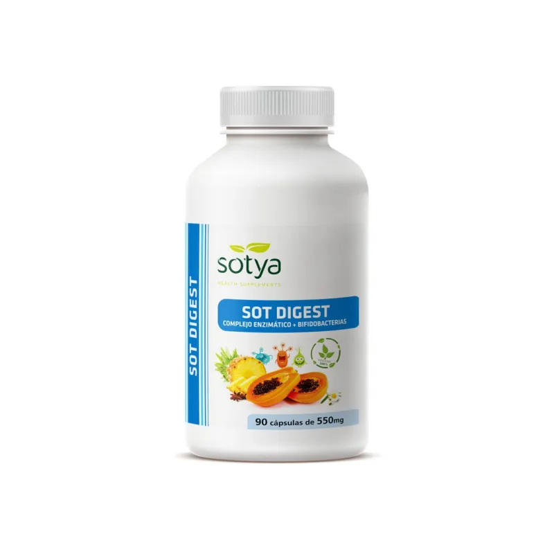 Sot digest 550 mg 90 cápsulas, Sotya