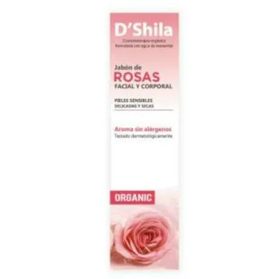 Jabón de rosas facial y corporal 250 ml, Dshila