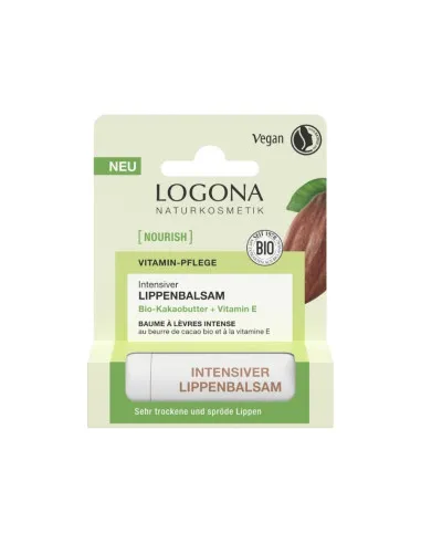 Baume à lèvres nutrition intense beurre de cacao & vitamine E, Logona