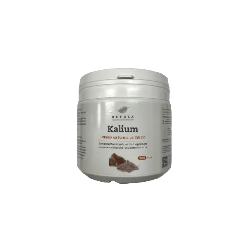 Kalium potasio citrato 180 cápsulas, Betula