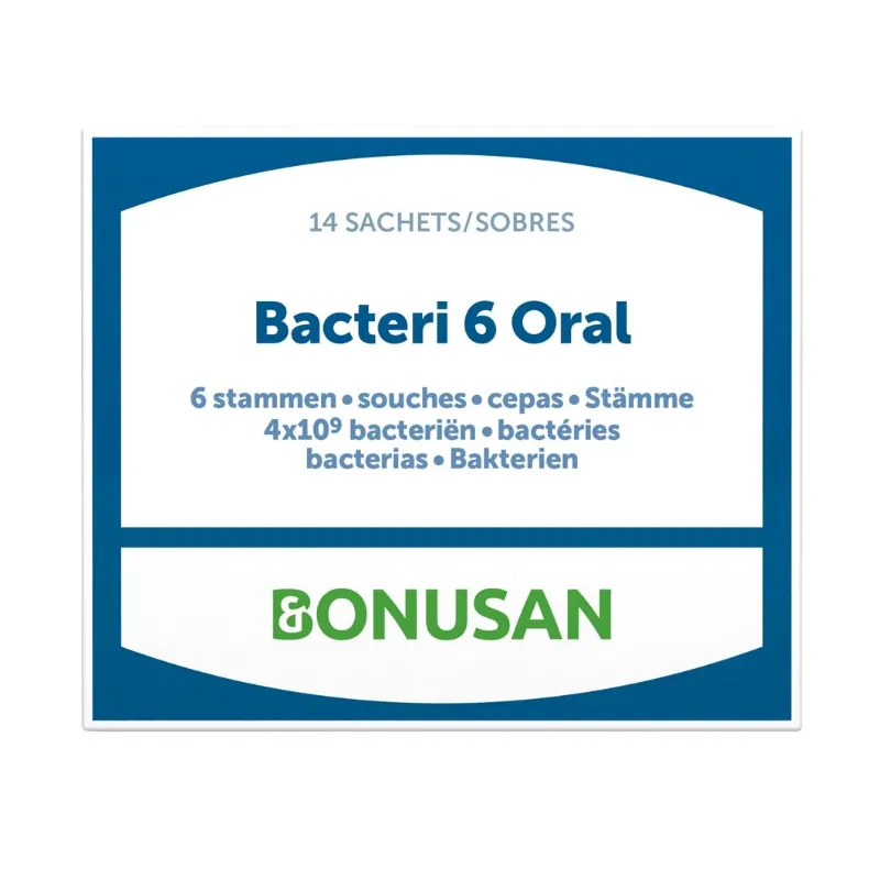 Bacteri 6 oral 14 sobres, Bonusan