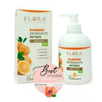 Gel intimo niñas 3-12años BIO 250 ml, Flora