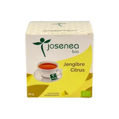 Jengibre-citrus ensobradas BIO 10 pirámides, Josenea