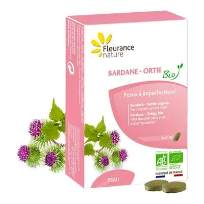Bardana - ortiga - 30 dias BIO 30 comprimidos, Fleurance Nature