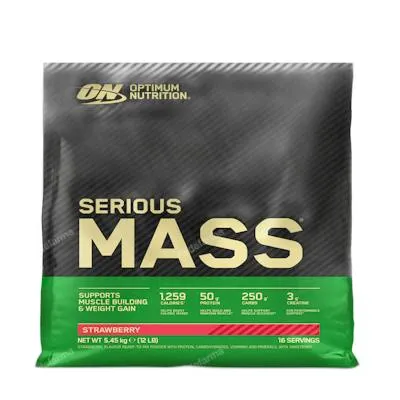 On serious mass strawberry 5450 g, Optimum Nutrition