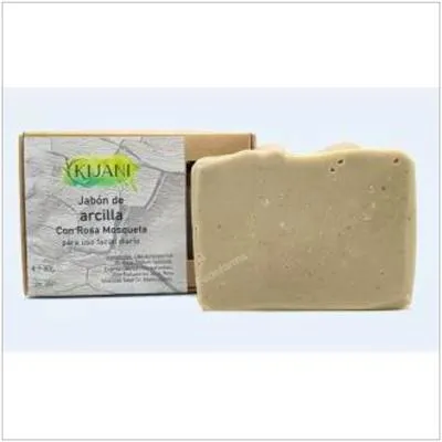 Jabón en pastilla de arcilla 80 g, Kijani