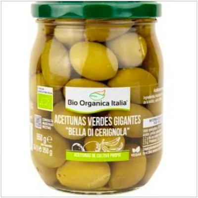 Olive verte géante BIO 550 g, Bio Organica Italia