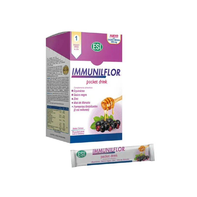 Immunilflor pocket drink 16 sobres, Trepatdiet-esi