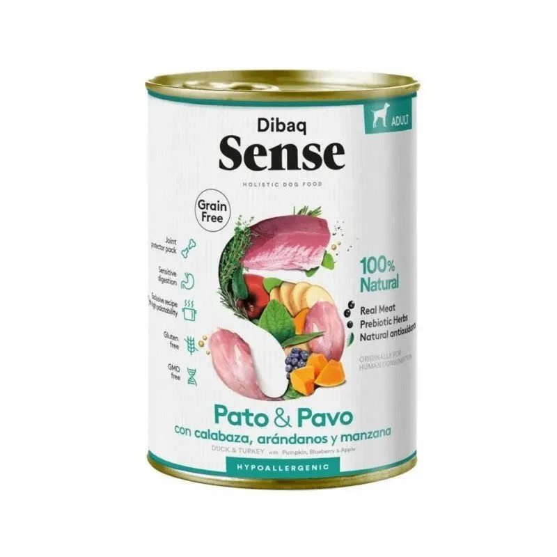 Dibaq sense anatra-tacchino cane lattina 380 g, Dibaq Vet