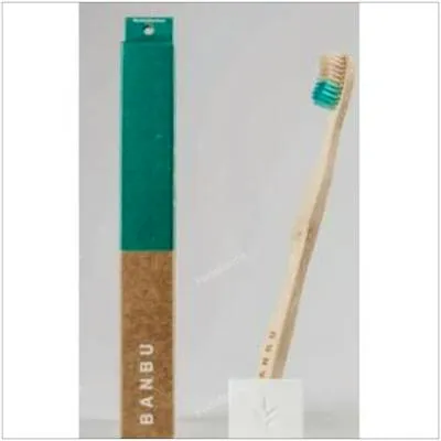 Cepillo dental adulto medio verde, Banbu