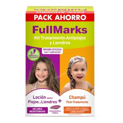 Kit cham+sol pedicul 100+150 ml, Fullmarks