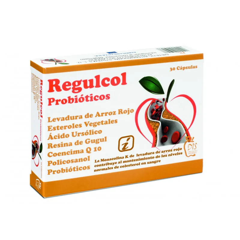 Regulcol 30 cápsulas, Dis