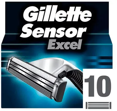 Recambios para sensor excel 10 uds., Gillette