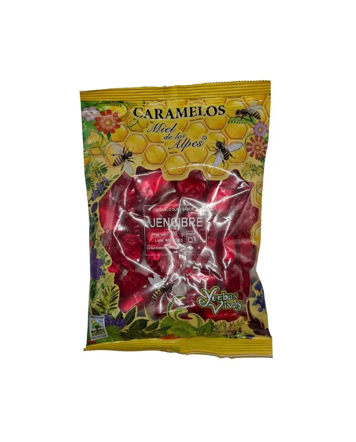 Ginger candies 100 g, Miel De Los Alpes