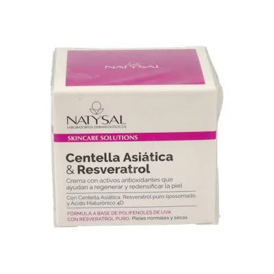 Centella asiatica y resveratrol crema 50 ml, Natysal