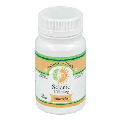 Selenio 100 mcg 100 comprimidos, Nutri-force