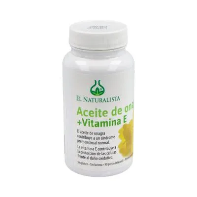 Aceite de onagra + vitamina e 90 perlas, El Naturalista