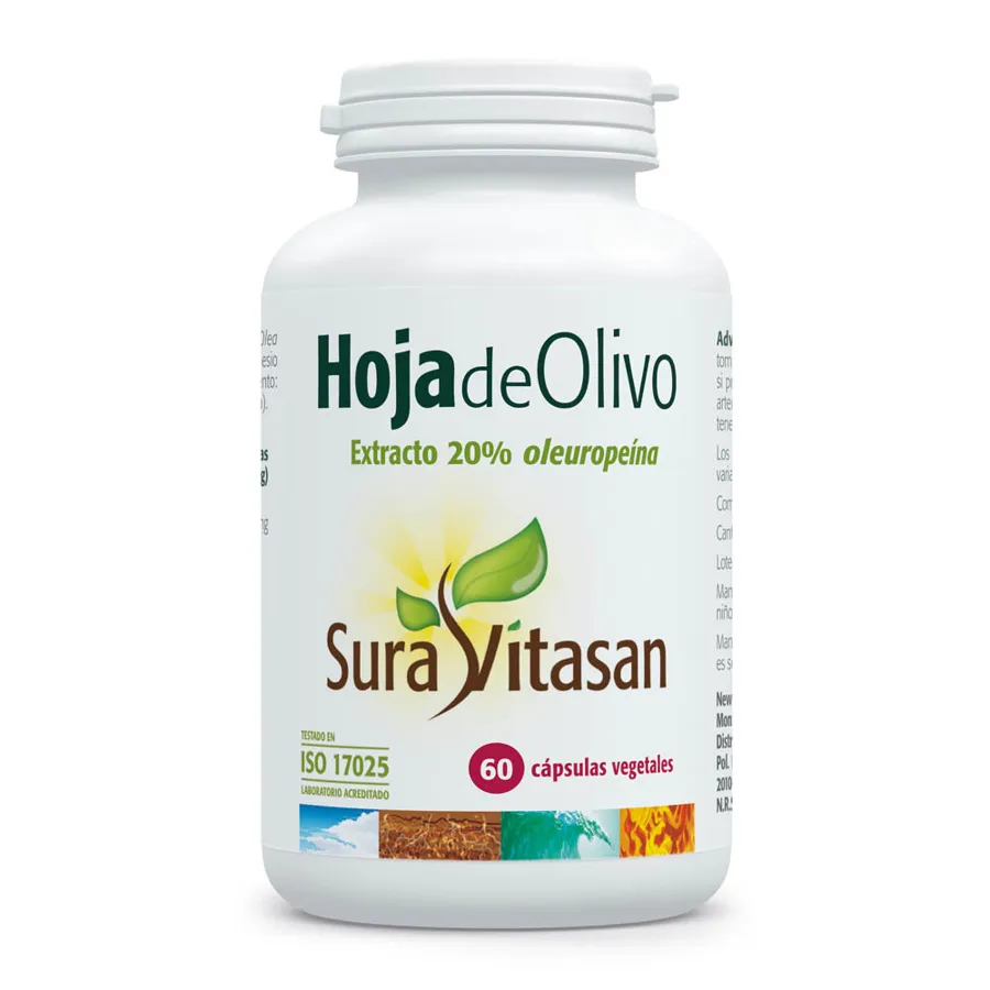 Hoja de olivo 60 cápsulas, Sura Vitasan