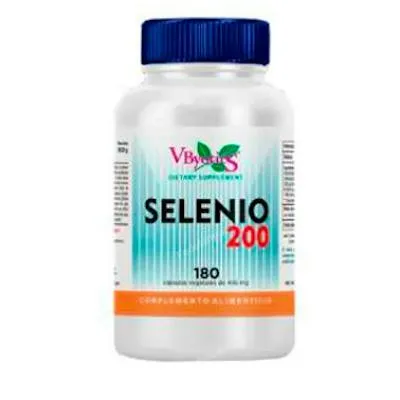 Selenio 200 mcg 180 cápsulas vegetales, Vbyotics