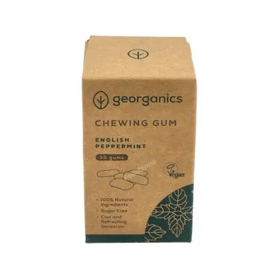 Chicle menta y xilitol 30chicles, Georganics