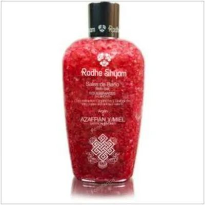 Sales de baño azafran de miel equilibrante 300 g, Radhe Shyam