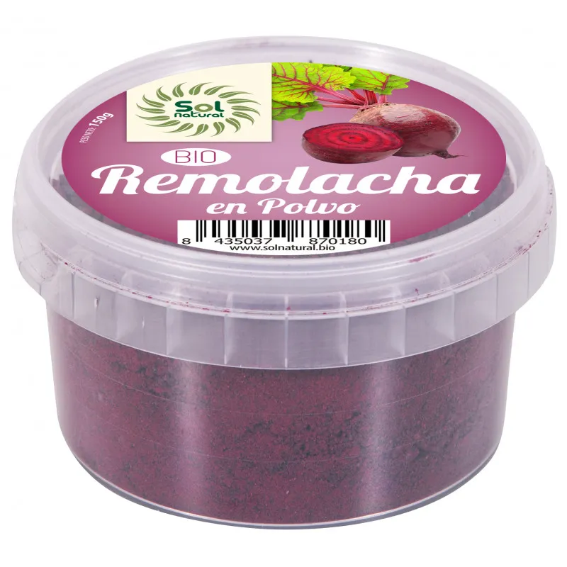 Remolacha polvo 150 g, Sol Natural