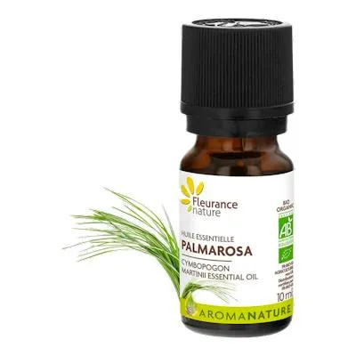 Aceite esencial palmarosa 10 ml fras cg BIO 10 ml, Fleurance Nature