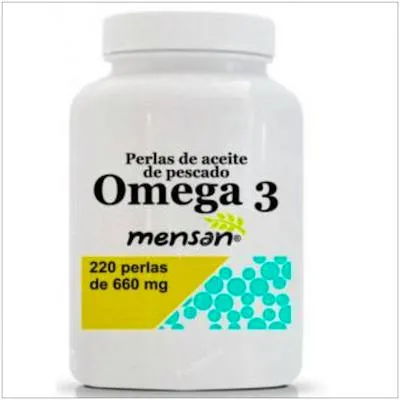 Omega 3 660 mg 220 perlas, Mensan