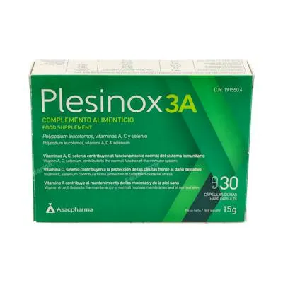 Plesinox 3a 30 cápsulas, Atache