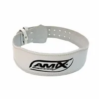 Cinturon cuero blanco Talla XL, Amix
