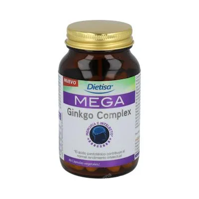 Mega ginkgo complex 60 cápsulas, Dietisa (dielisa)