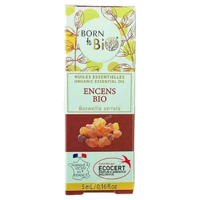 INCIENSO(boswelia) aceite esencial orgánico BIO 5 ml, Born To Bio