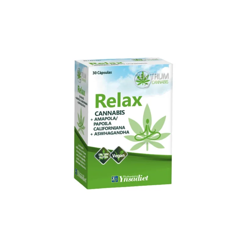 Relax cannabis zentrum 30 cápsulas, Ynsadiet